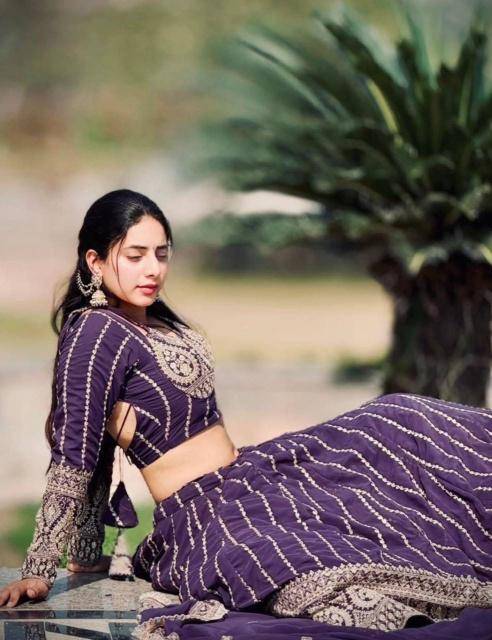 Pc 516 Georgette Heavy work Traditional lehenga choli designs in Hyderabad